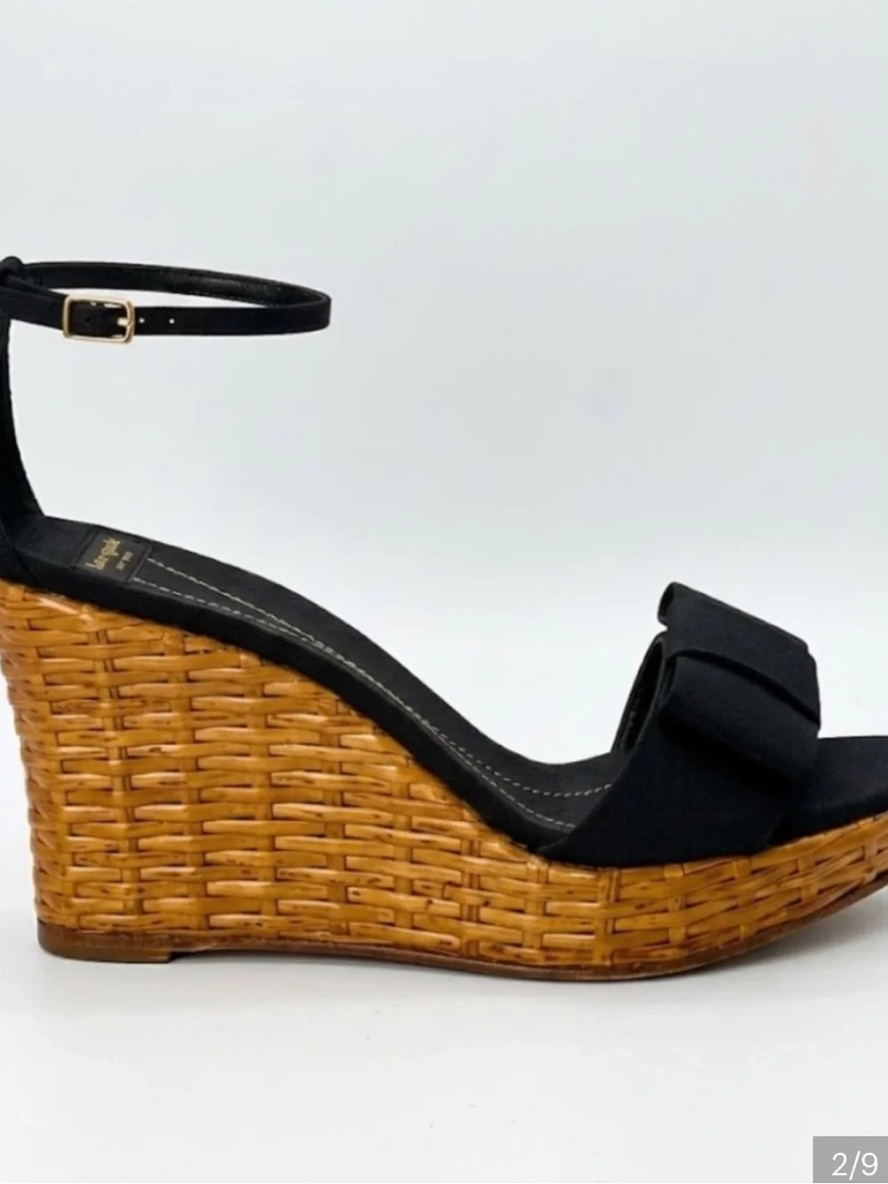 Y2K Kate spade grail 2005 wicker wedges